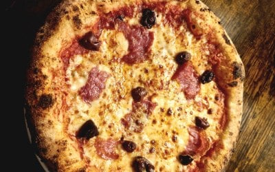 Ham hawk truffle and olive