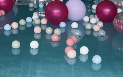 Decorations for Pool Party - Balloons & Balls