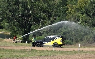 Specialist Stretcher Capable 4x4 Ambulance on a Motorsport Site