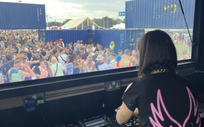 Sonic Angel at a Festival