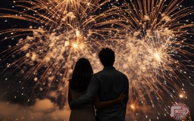 Elegant Wedding Fireworks