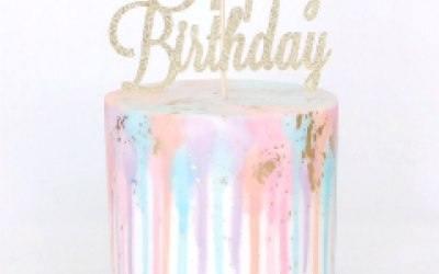 Birthday Cake - Drip Colour