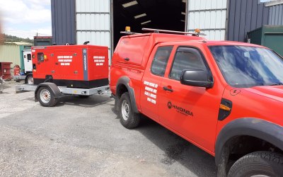 Road tow generators make it easy to access any site. 