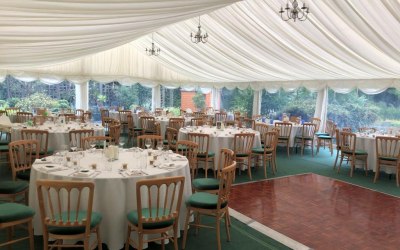 Wedding Marquee With Panoramic Windows