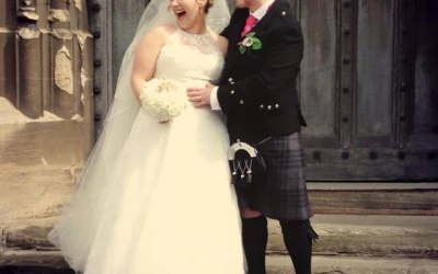 A Scottish and Italian wedding