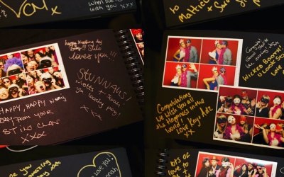 Guestbook & usb packages for photo booth