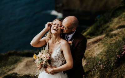 Cliffs of Moher Ireland elopement wedding