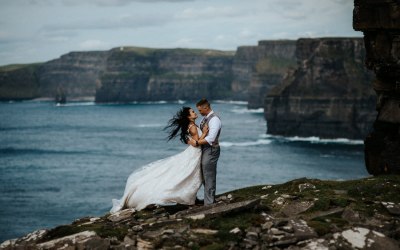 Elopement Wedding at the Hags Head co. Clare Ireland