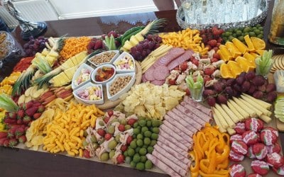 Finger food, grazing table