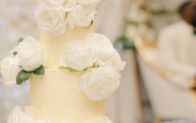 Floral Wedding cake - 200 guests