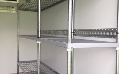 Plenty of shelving