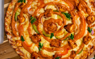 Butter Chicken Pizza