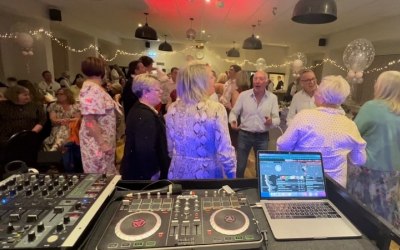 DJing a 70th birthday party