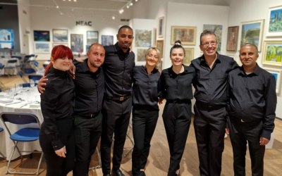 Our dream team at Mall Galleries, London