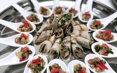 canapes - Duck rolls 