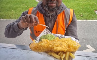 Delicious Hand Battered Fish & Chips!