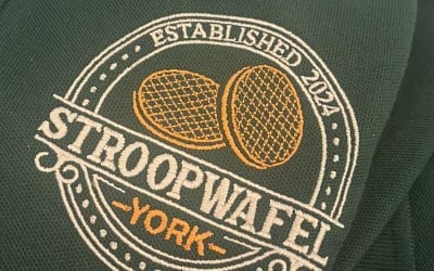 Fully branded uniforms, including aprons and gloves