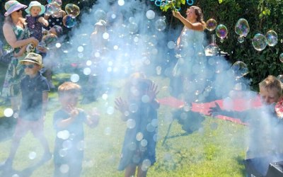 Outdoor Bubble Party