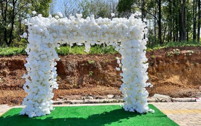 Flower wedding arch 