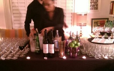 Canapes and drinks