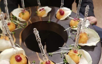 Dahi Puri Canape