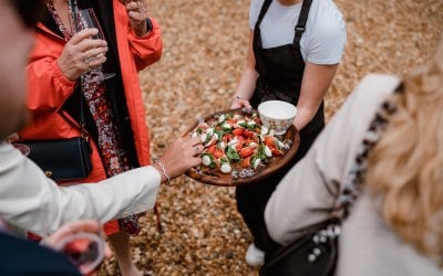 Canapé reception- photo by @scottkendellphotography