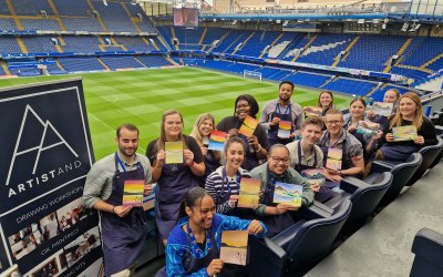 Watercolour Team Wellbeing Activity - Chelsea FC