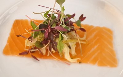 Smoked Salmon, Pickled Fennel and Candied Lemon Peel