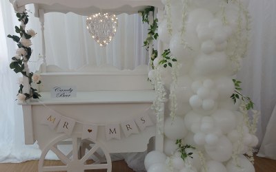 Hire of Candy cart for a wedding 