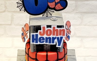 Character Birthday Cake + Bespoke Toppers