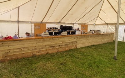 large marquee bar