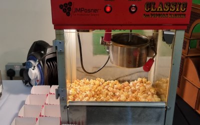Popcorn machine hire