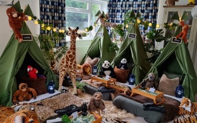 Jungle sleepover