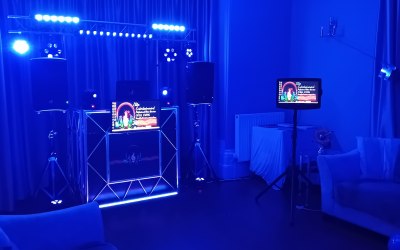 Small karaoke setup