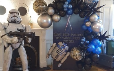 Stars wars Balloon Back Drop