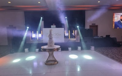 Custom booth set up 