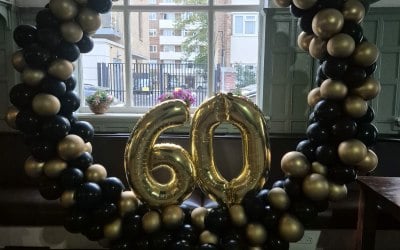 Circle Balloon Arch Backdrop 