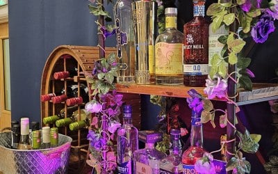 Back bar display