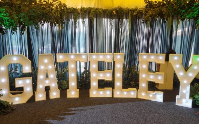 Corporate lettering 