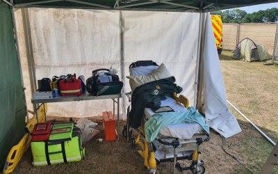 Medical tent @ Wood-Fest 2025