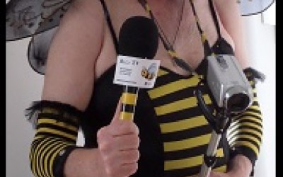 The glamorous web TV host Betty Buzzcock