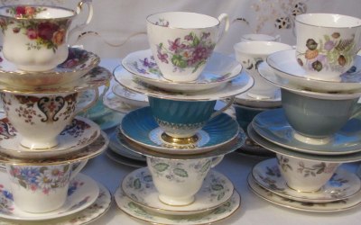 Vintage cups and saucers