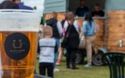 The Rusty Hoof bar at a local gala