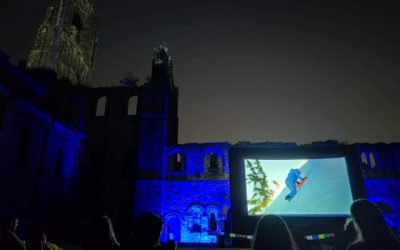 Outdoor cinema (inflatable screen)