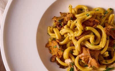 Wild mushroom pasta