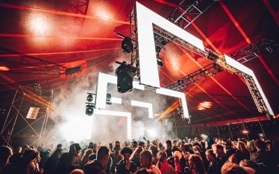 Festival Main Stage - Lighting and Video Wall supplied by Triple Arrow