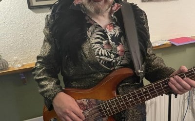 Dave on Halloween.