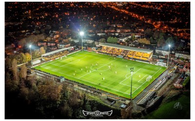 Southport FC, by Upshot Photos drone