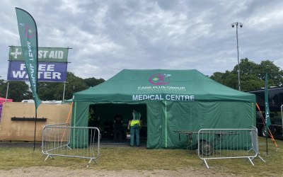 Our Medical Centre at a Lets Rock Festival