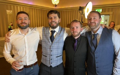 Glitter Beard from a Wedding 